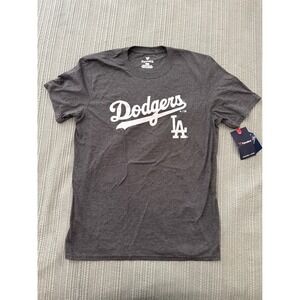 Los Angeles Dodgers MLB Fanatics Heather Gray T-Shirt Men's Size M
